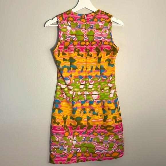 A-list BY WRAPPED•SIZE 3•SHEATH STYLE DRESS•SLEEVELESS•MULTI COLORED - Picture 5 of 13